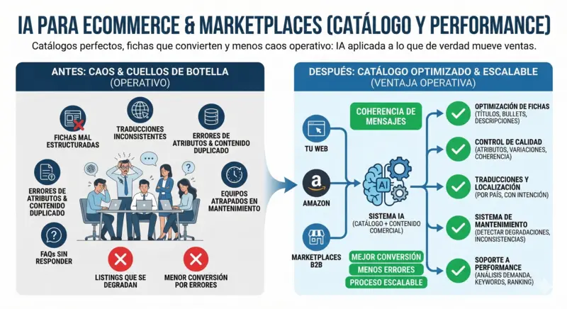 Ilustración de IA aplicada a ecommerce y marketplaces